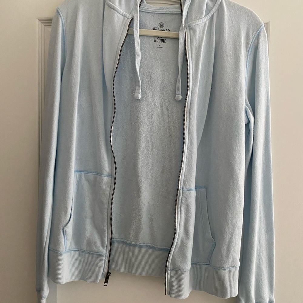 Light weight zip up hoodie